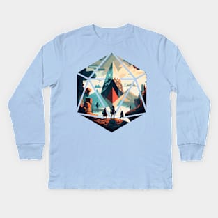 D20 Hero Quest Kids Long Sleeve T-Shirt